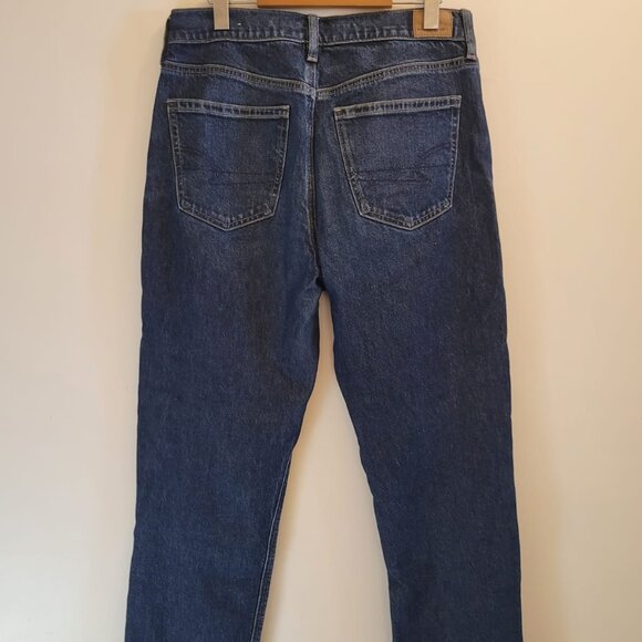 AE Super High Rise Ankle Straight Jeans - Picture 3 of 6